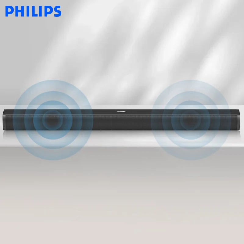Barra de sonido PHILIPS TAB4010 Efecto de sonido de cine en casa 2.0 Efecto de sonido estéreo, utilizado para altavoces de TV y sistemas de audio de computadora