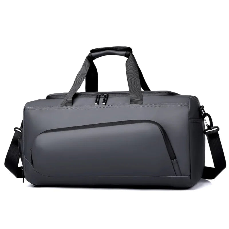 Bolsa deportiva de gimnasio, bolso de mano de gran capacidad, bolsa de viaje portátil, multicompartimento con espacio para guardar zapatos, perfecta para vacaciones y gimnasio.