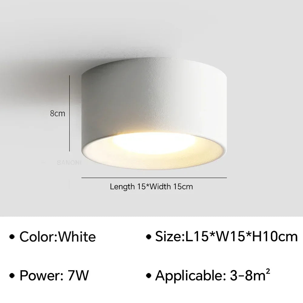 Lámparas LED de techo para sala de estar, dormitorio, pasillo, estilo moderno, estilo nórdico, minimalista, para decoración de interiores.
