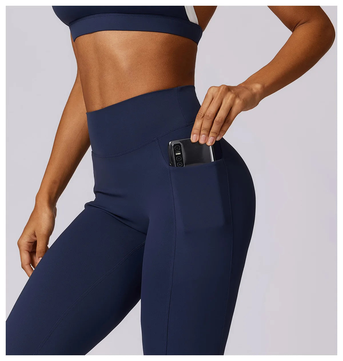 V-shaped Back Yoga Pants High Waist Leggings Gym Workout Tights Sport Women Fitness Female Legging Tummy Control Running Tights