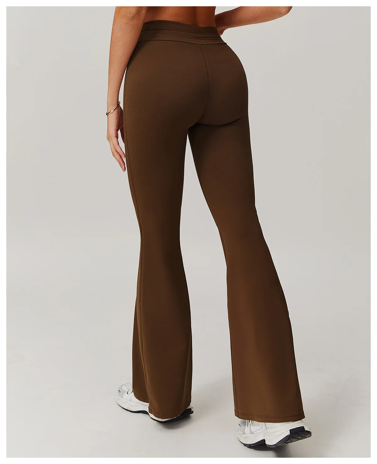 Leggings de yoga de cintura alta, estilo campana, transpirables, pantalones de yoga, para fitness, correr, realzar glúteos, entrenamiento en el gimnasio, ropa deportiva, pantalones de pierna ancha.