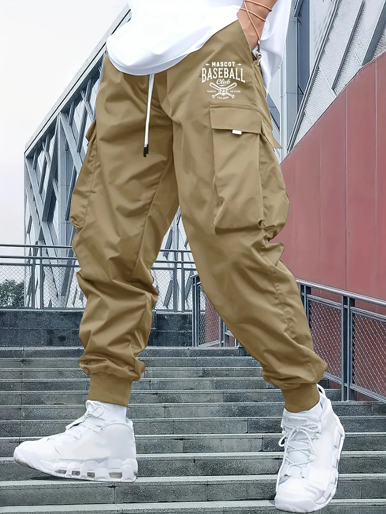 Retro Workwear Loose Sports Men's Casual Pants Straight Leg Trousers Spring Autumn Popular Long Pants Comfortable Fit