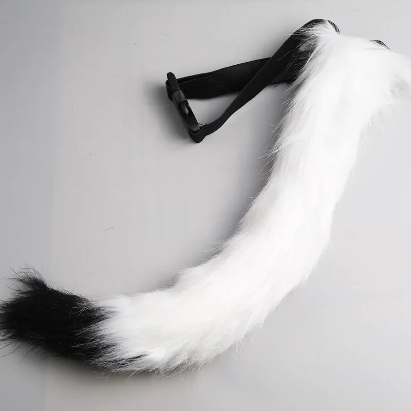 Halloween Cosplay Make-up Fox Shape Face Mask Carnival Stage Party Cartoon Cat Hair Mask Costume Props Sexy Lady Imitation Toy