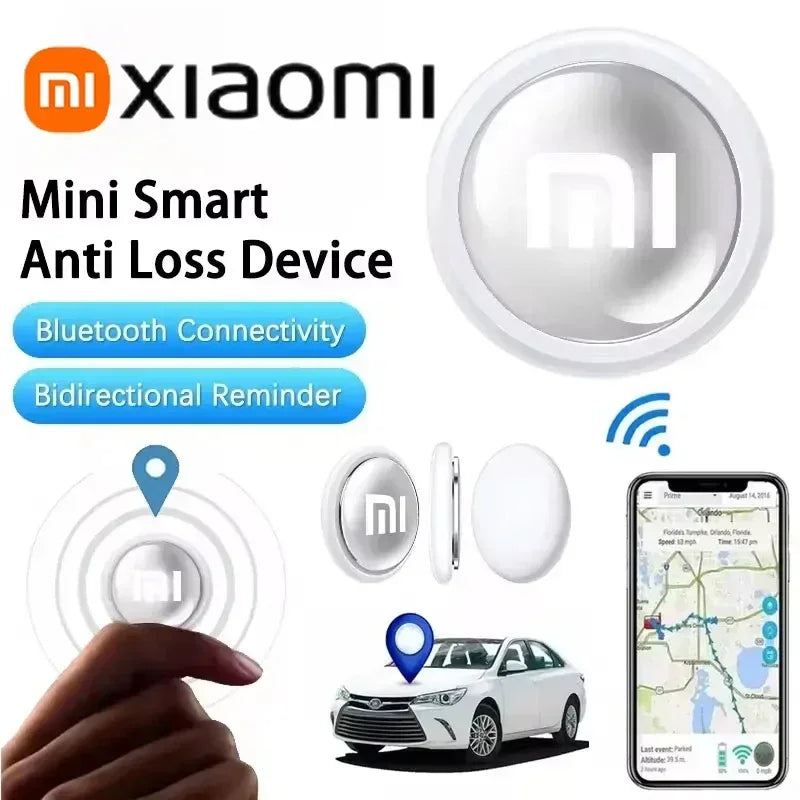 Xiaomi Mini sistema rastreador GPS con aplicación FindMy Air Tag, localizador inteligente con Bluetooth, localizador de niños, bolsa antipérdida, collar para mascotas con rastreador, nuevo