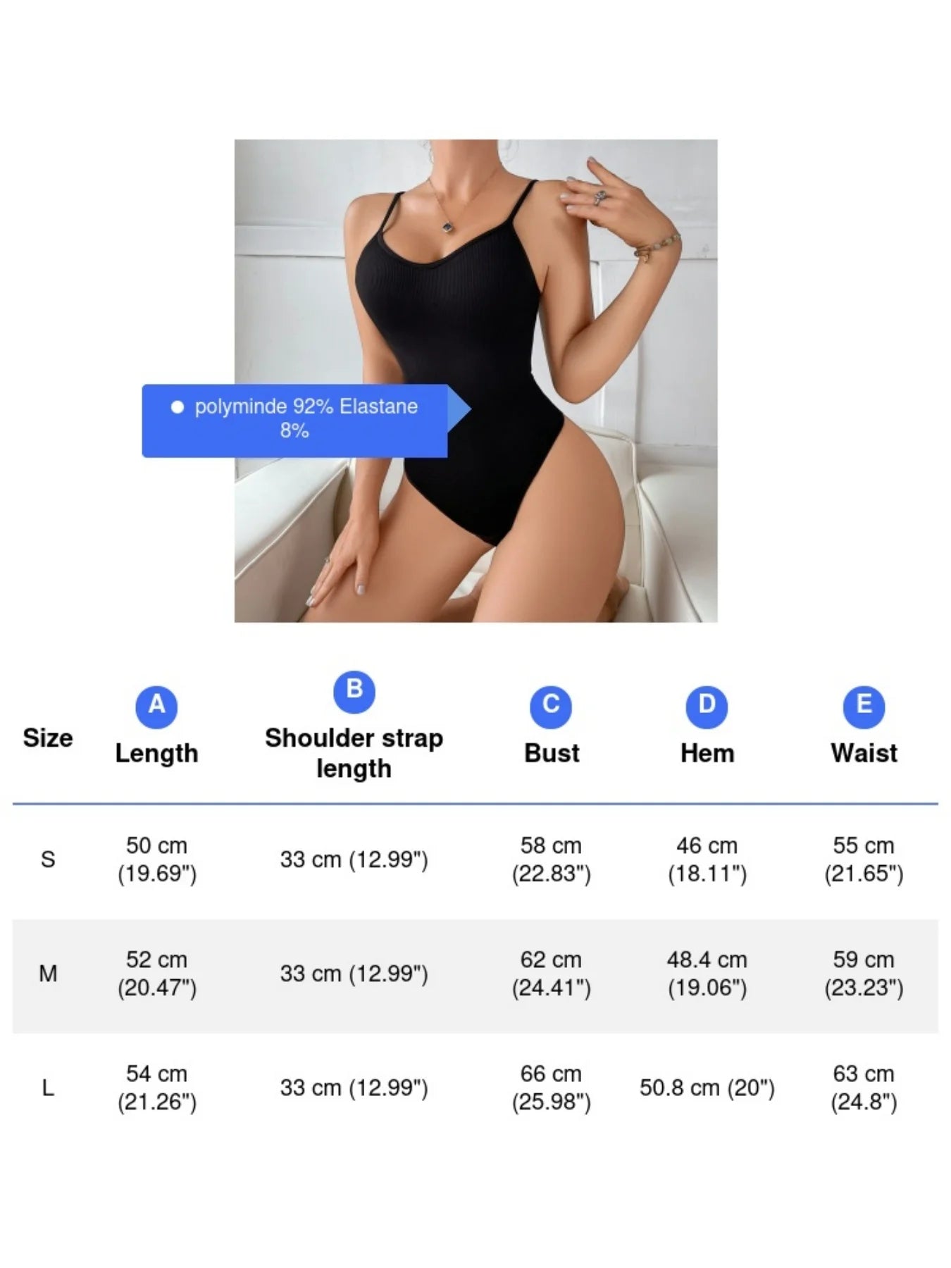 Traje de baño elegante retro negro de una pieza para mujer, sin espalda, de alta elasticidad y con escote redondo.