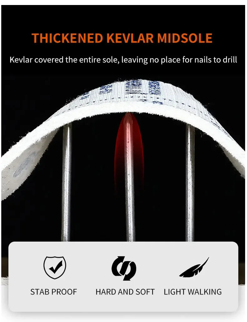 Botas de trabajo con hebilla giratoria, zapatos de seguridad con punta de acero, zapatos de seguridad transpirables para hombre, zapatos indestructibles de marca, zapatos de trabajo a prueba de pinchazos.