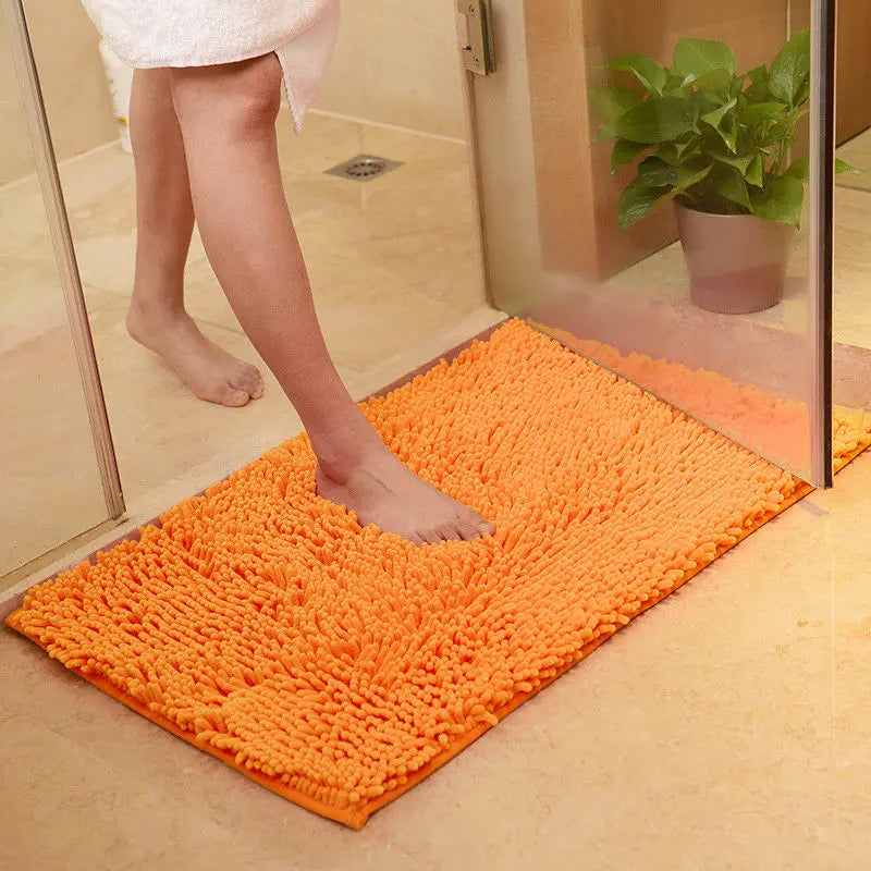 Alfombra de baño económica y gruesa con memoria, ideal para baño, bañera, sala de estar, puerta, baño, alfombrillas absorbentes para los pies.