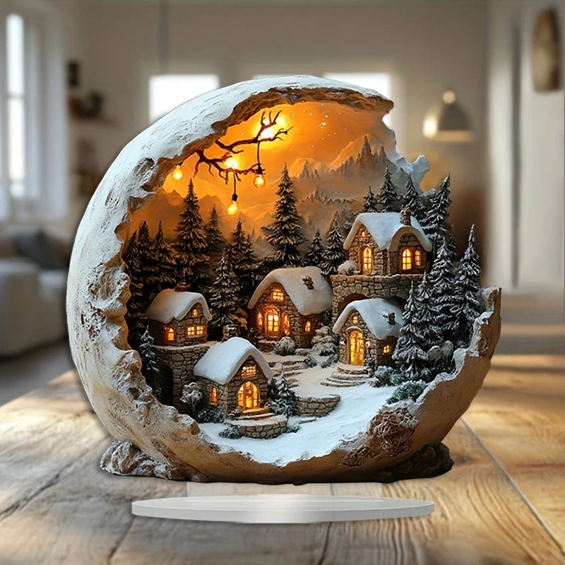 1 pieza de decoración navideña, estilo bohemio, decoración de escritorio multifuncional para dormitorio, idea de regalo única.