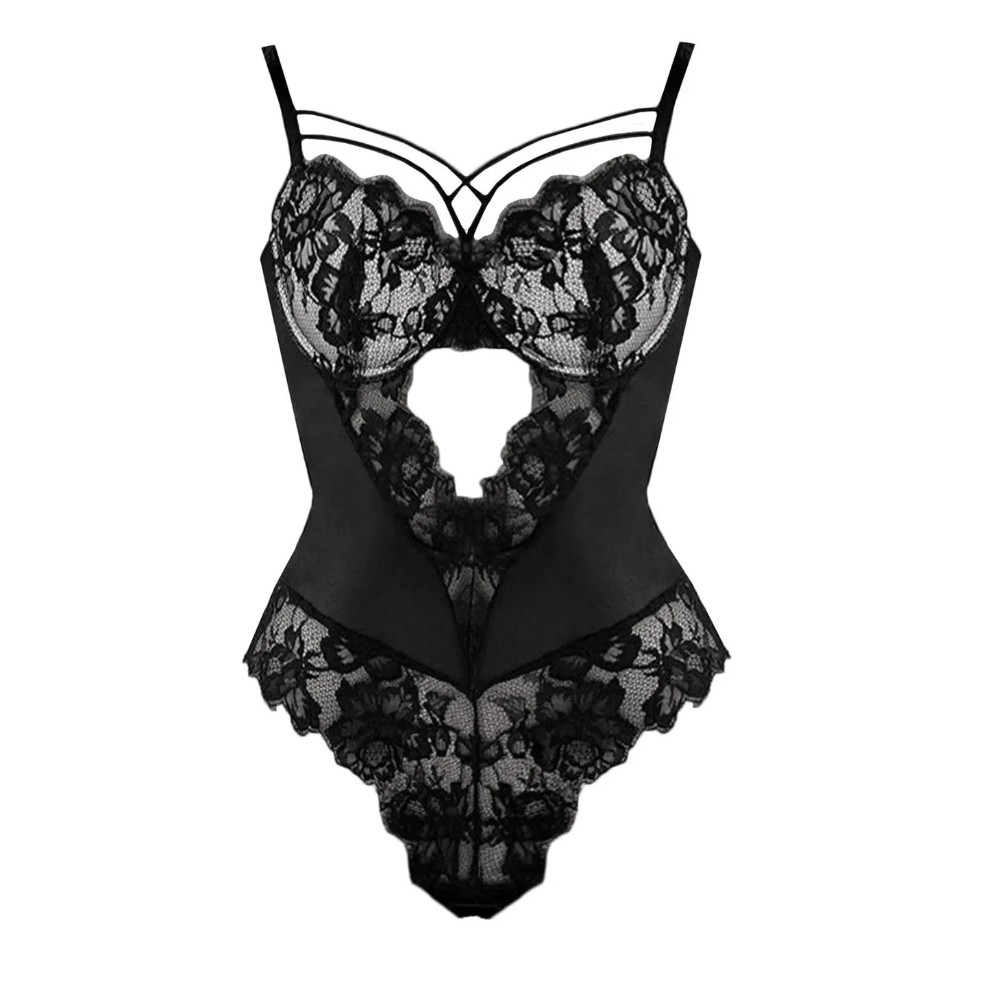 Lencería sexy, camisola ajustada de encaje, mono de corte abierto y hueco, látex, sexy, para mujer, fetiche, llamada de la noche, disfraz sexy para mujer, tienda erótica