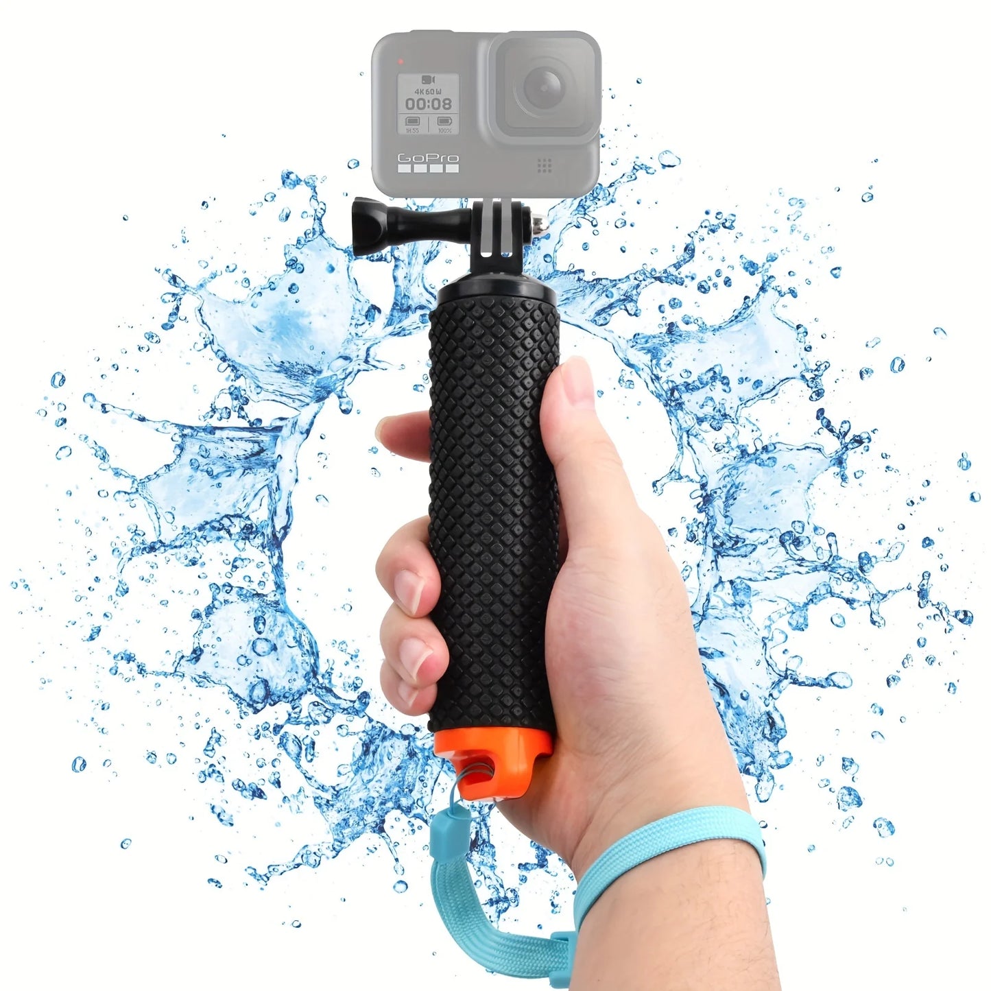 Empuñadura flotante para cámara de acción GoPro Hero 13, 12, 11, 10, 9 y 8, Xiaomi Yi SJ4000, DJI Osmo, accesorios de montaje