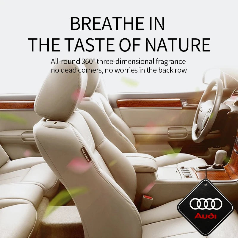 Ambientador para coche, perfume para interior de coche, colgante para espejo retrovisor para Audi A1, A3, A4, A5, A6, A7, S3, S4, S5, S6, RS3, RS4, RS5, accesorios.