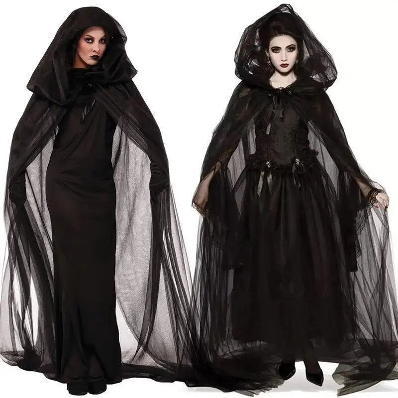 2025 Halloween costume ghost bride witch vampire performance game suit; horror demon costume.