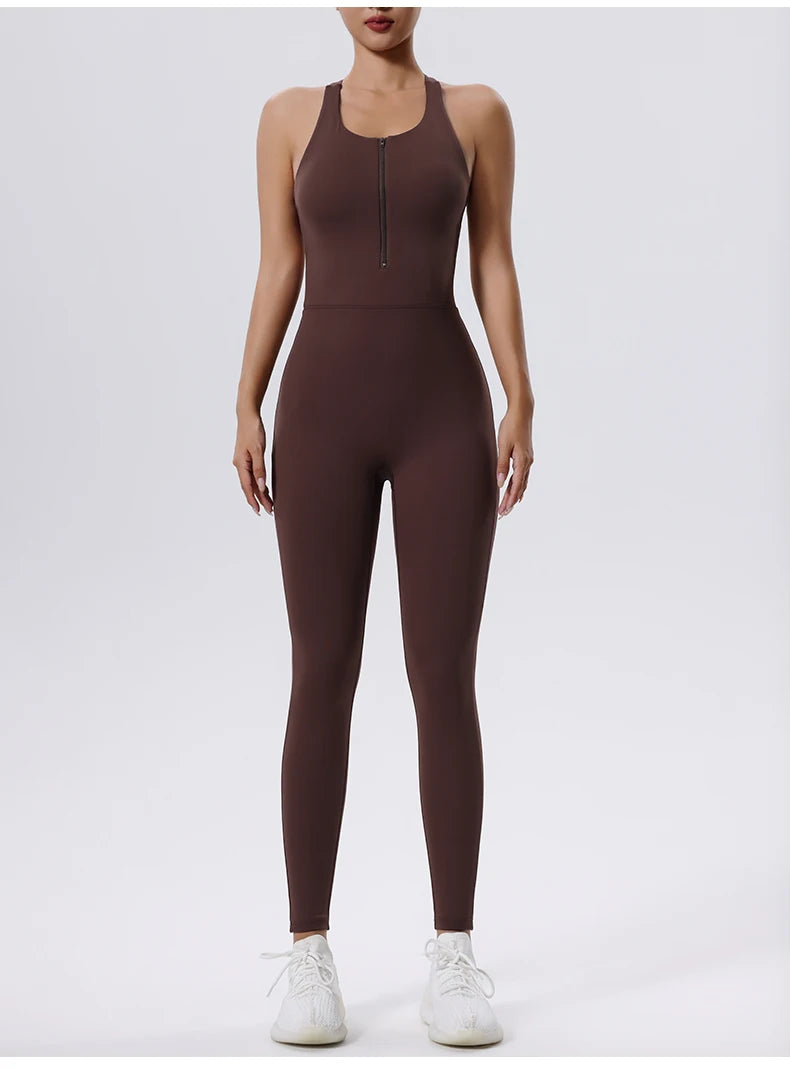 Conjunto de yoga, mono para mujer, para todas las estaciones, informal, deportivo, sin mangas, ajustado, ropa deportiva, todo en uno, mono, ropa para mujer