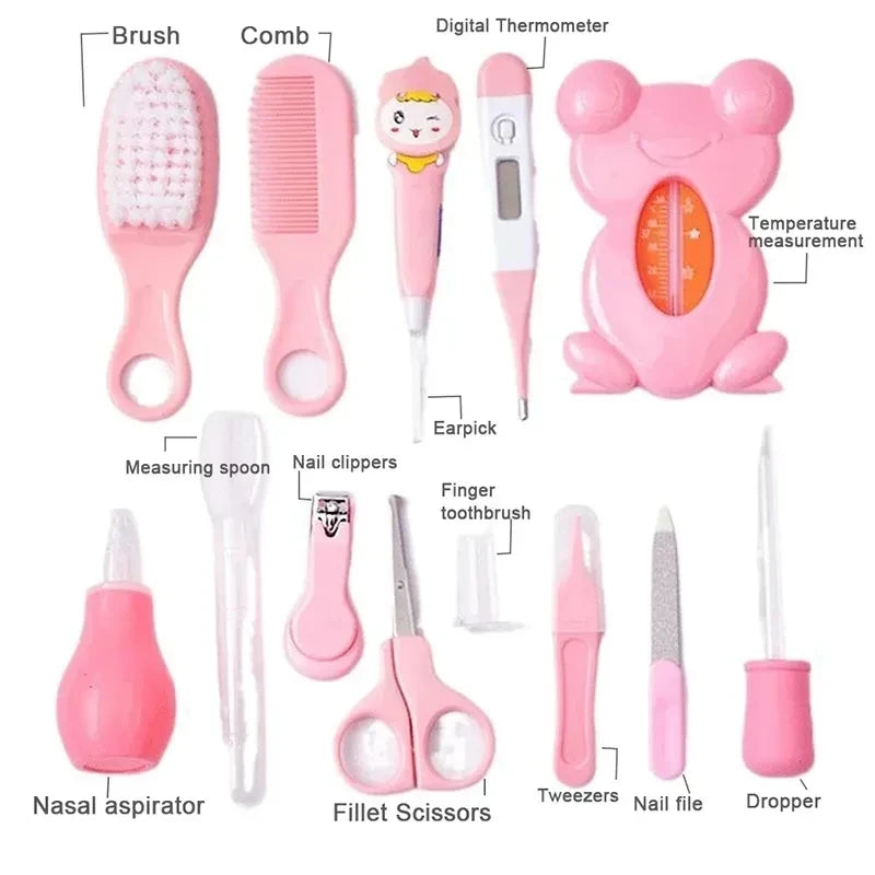 Kit de cuidado para bebés Kit de higiene para bebés Suministros Accesorios para bebés Cuidado del recién nacido Juego completo de herramientas profesionales para el cuidado de la madre y el bebé