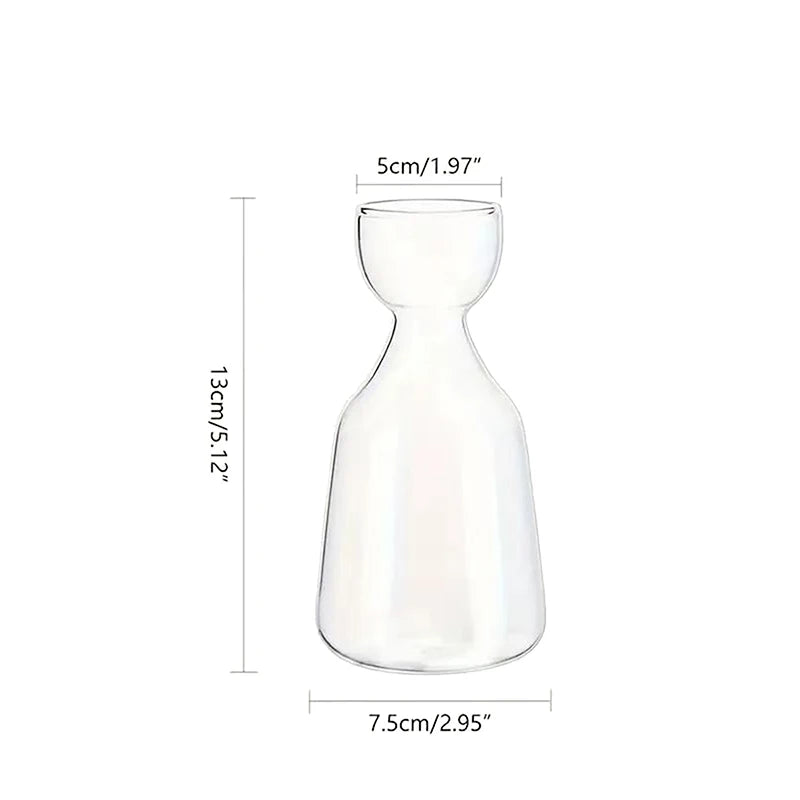Kit de cultivo de semillas de vidrio para plantas, para amantes de la jardinería, para iniciar semillas de aguacate, jarrón de vidrio transparente.