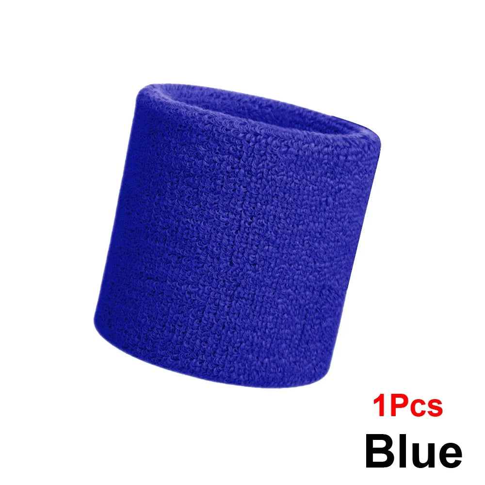 Pack de muñequeras deportivas multicolores únicas para baloncesto (negro, amarillo, blanco, azul, rosa, rojo y gris)