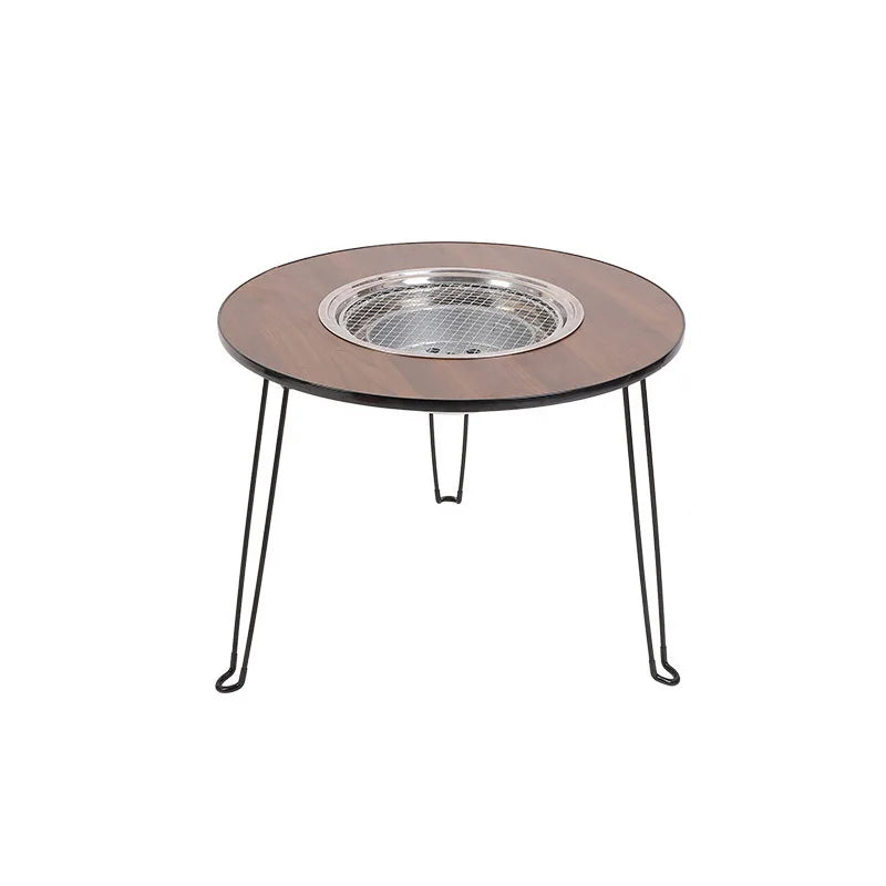 Mesa de camping multifuncional para exteriores, mesa de barbacoa plegable, mesa de barbacoa para patio, mesa de barbacoa para camping, mesa de té