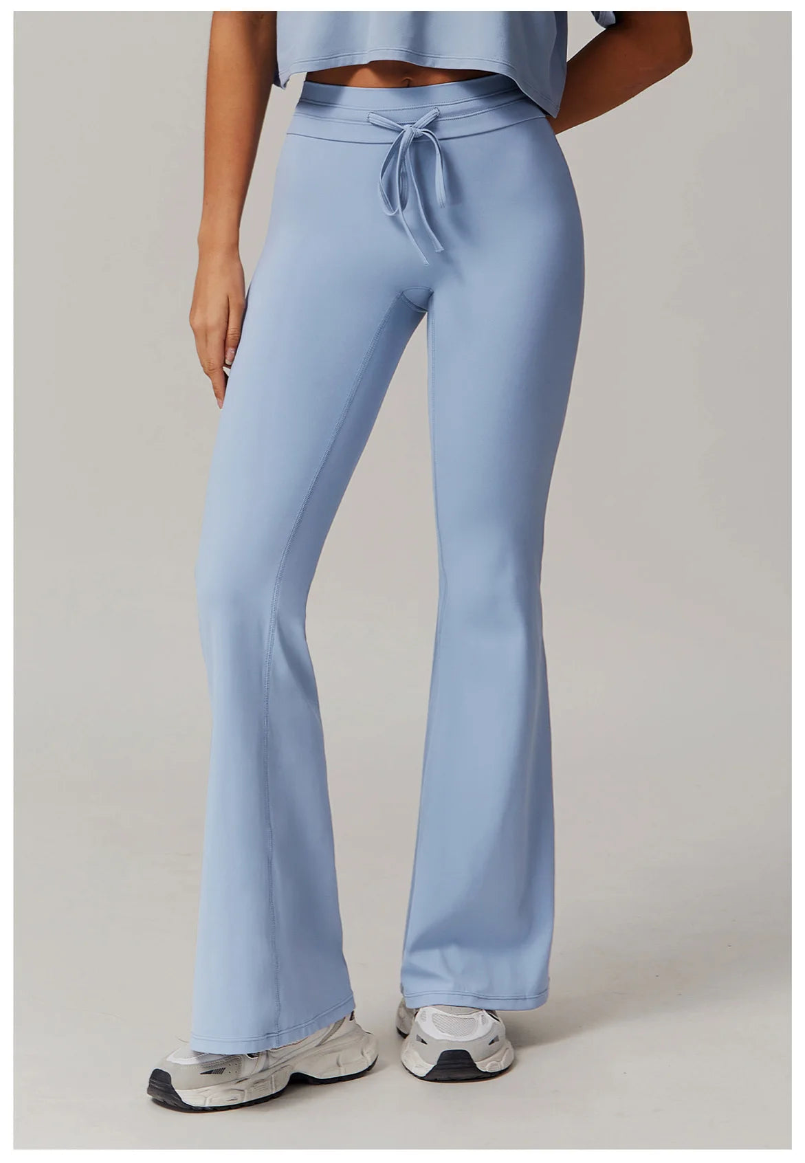 Leggings de yoga de cintura alta, estilo campana, transpirables, pantalones de yoga, para fitness, correr, realzar glúteos, entrenamiento en el gimnasio, ropa deportiva, pantalones de pierna ancha.