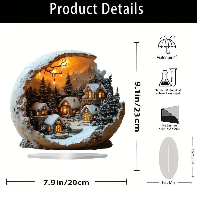1 pieza de decoración navideña, estilo bohemio, decoración de escritorio multifuncional para dormitorio, idea de regalo única.