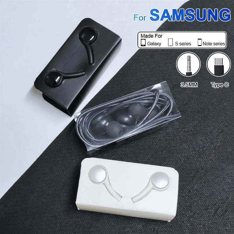 Auriculares con cable tipo C originales para Samsung S25, S24, S23, S22, S21 y S20, con conector de 3,5 mm, intraauriculares para Note 10, Xiaomi y Huawei VIVO.