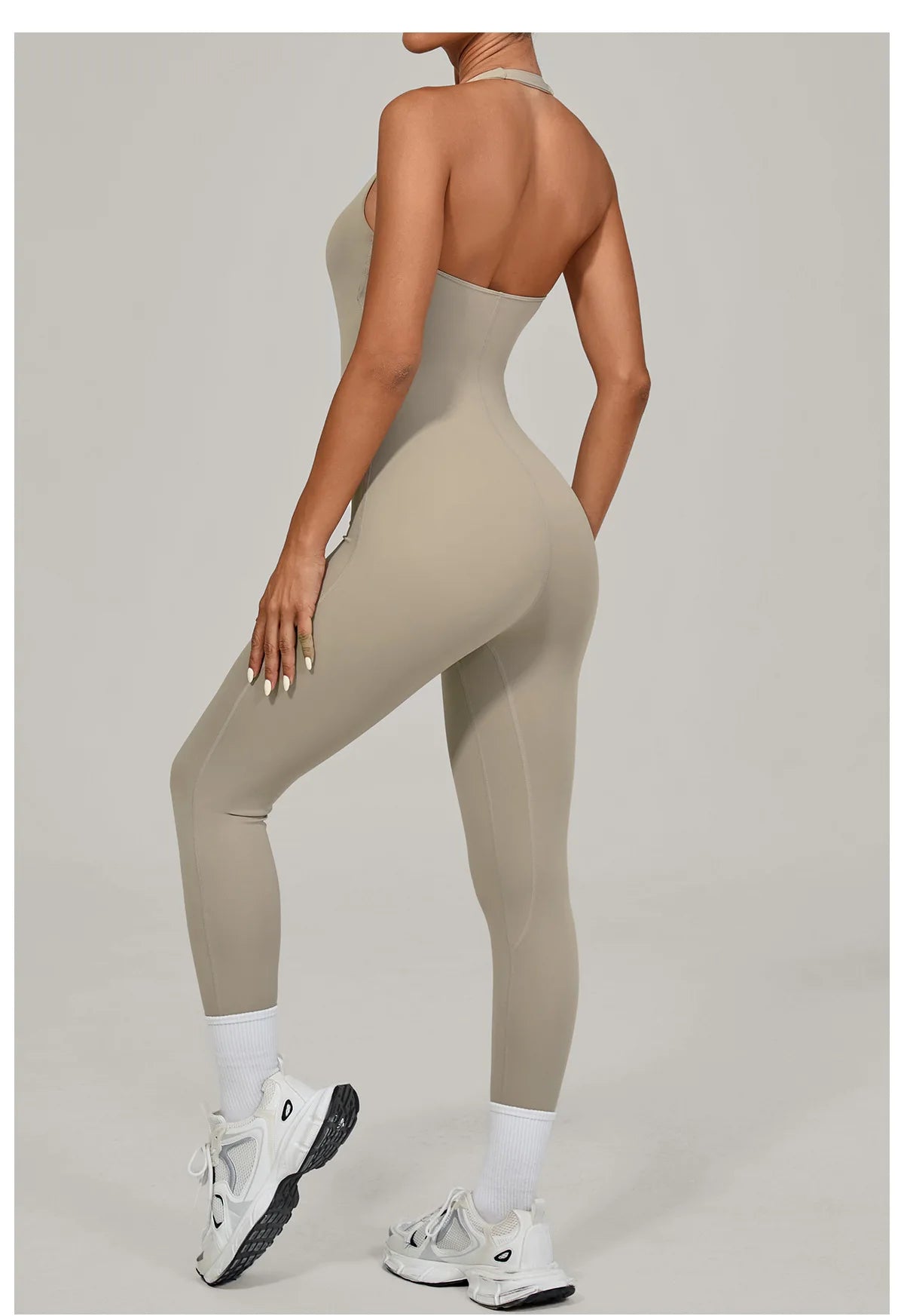 Nuevo Body de Yoga Sexy para Mujer, Mono Deportivo de una Pieza, Sin Mangas, Espalda Abierta, Conjunto de Yoga de Secado Rápido, Ropa Deportiva para Entrenamiento y Yoga.