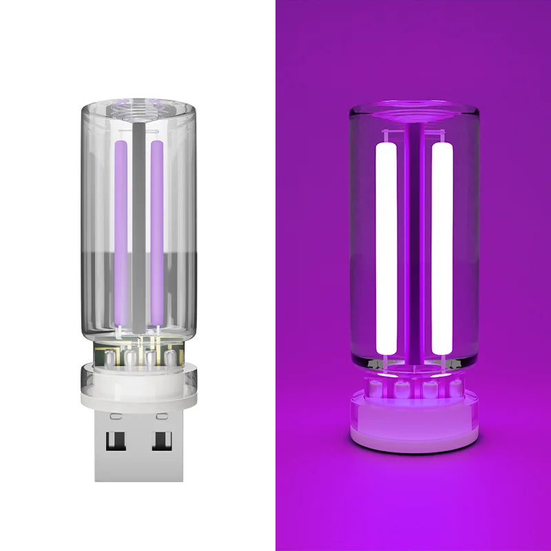 Luz de ambiente para coche, luz nocturna USB, atenuación táctil, lámpara LED de filamento incandescente, bombilla, iluminación de emergencia, lámpara ambiental Plug & Play.