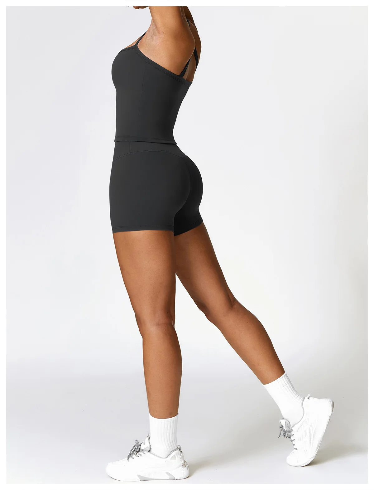 2PCS Seamless Yoga Set Women Workout Set Sportswear Gym Clothing Fitness Long Sleeve Crop Top High Waist Leggings Sports Suits