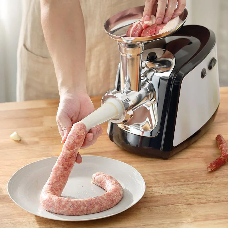 Máquina trituradora de carne multifuncional, picadora de carne eléctrica doméstica, mezcladora y agitadora de carne