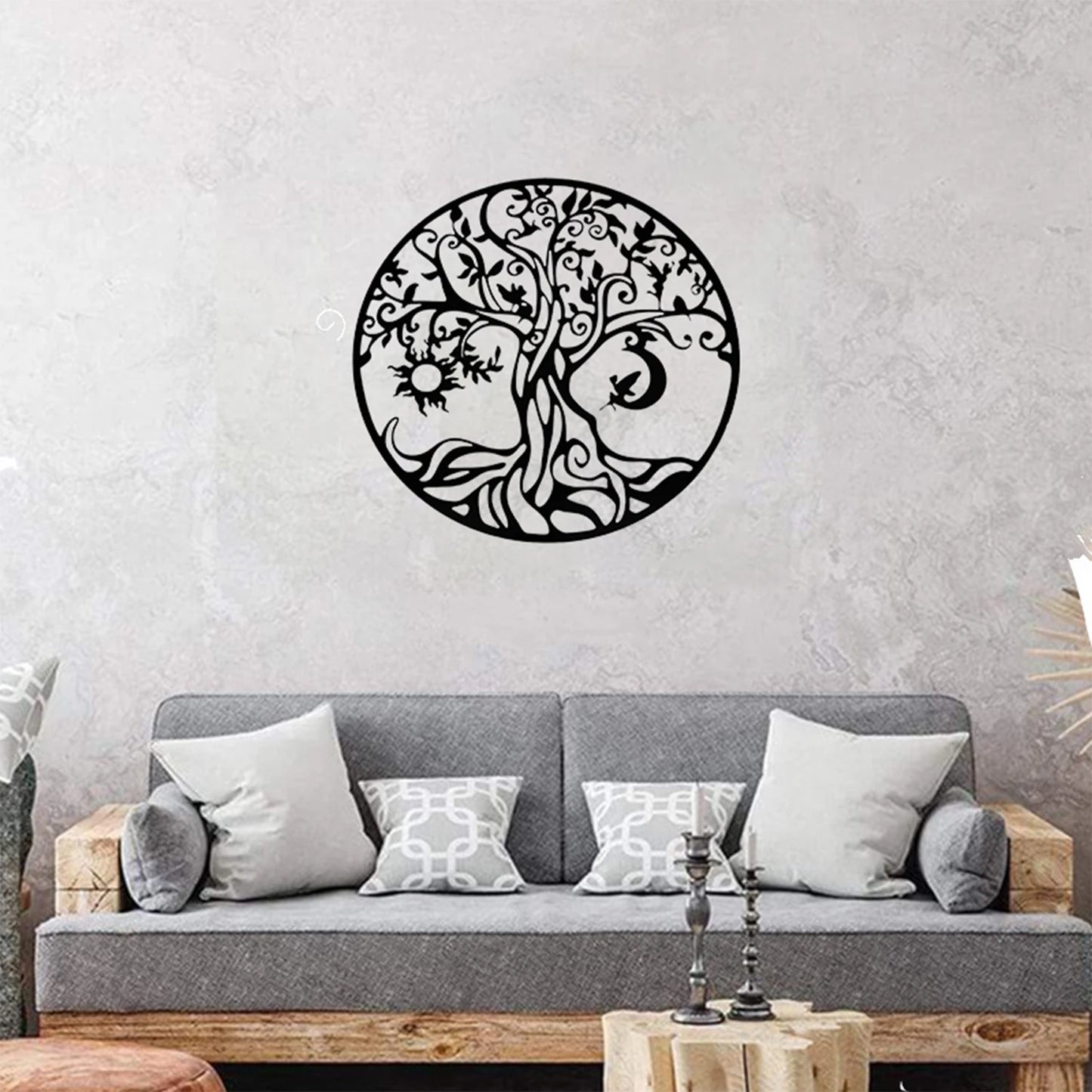 Decoraciones de pared para jardín al aire libre, decoración de metal para exteriores, valla de jardín, terraza, patio, decoraciones de pared con flores, decoraciones para el hogar