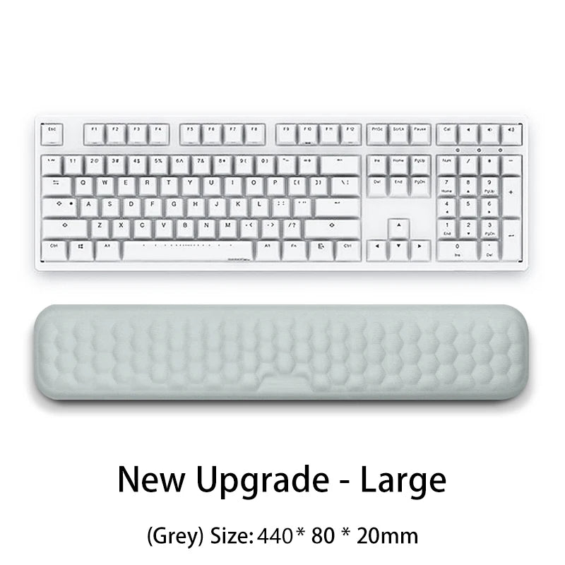 Reposamuñecas ergonómico para teclado y ratón, para oficina, para proteger y relajar la muñeca, con espuma viscoelástica, para ordenador y portátil