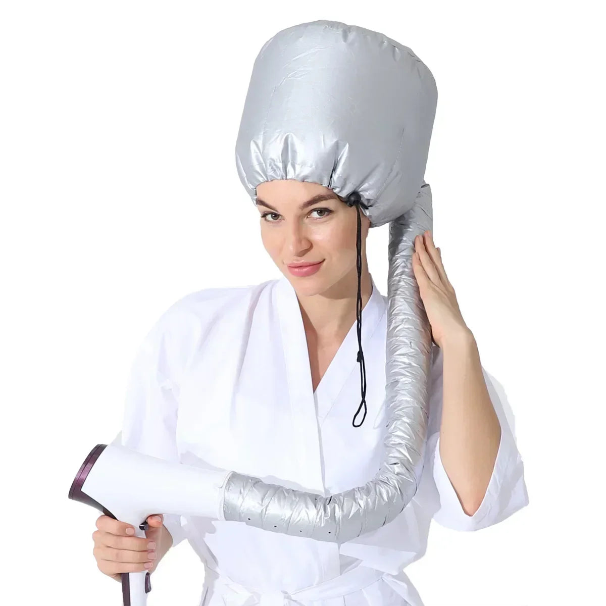 1 gorro de secado rápido para el cuidado del cabello, sin necesidad de enchufar, para secador de pelo, accesorios para cabello rizado.