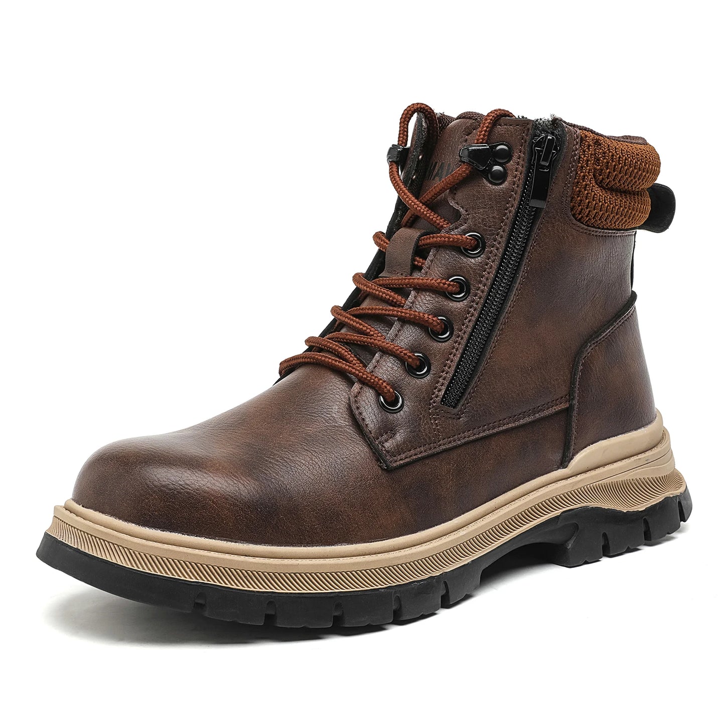 2024 New Safety Shoes Men Anti-smash Anti Puncture Work Shoes Anti Slip Indestructible Shoes Protective Sneakers Men Boots