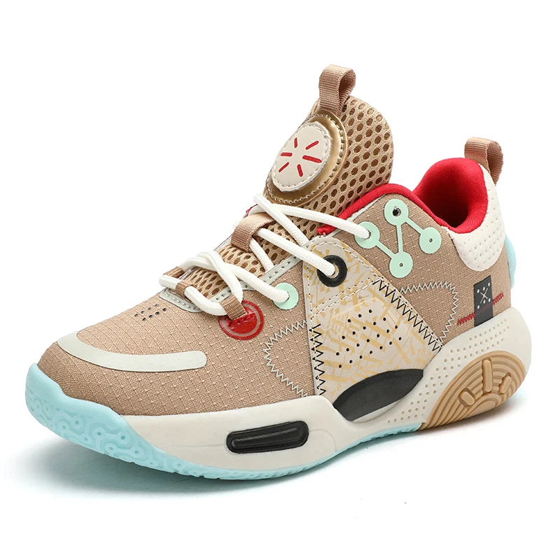 Zapatillas de baloncesto para niños y niñas, antideslizantes, ligeras, para exteriores, 2025