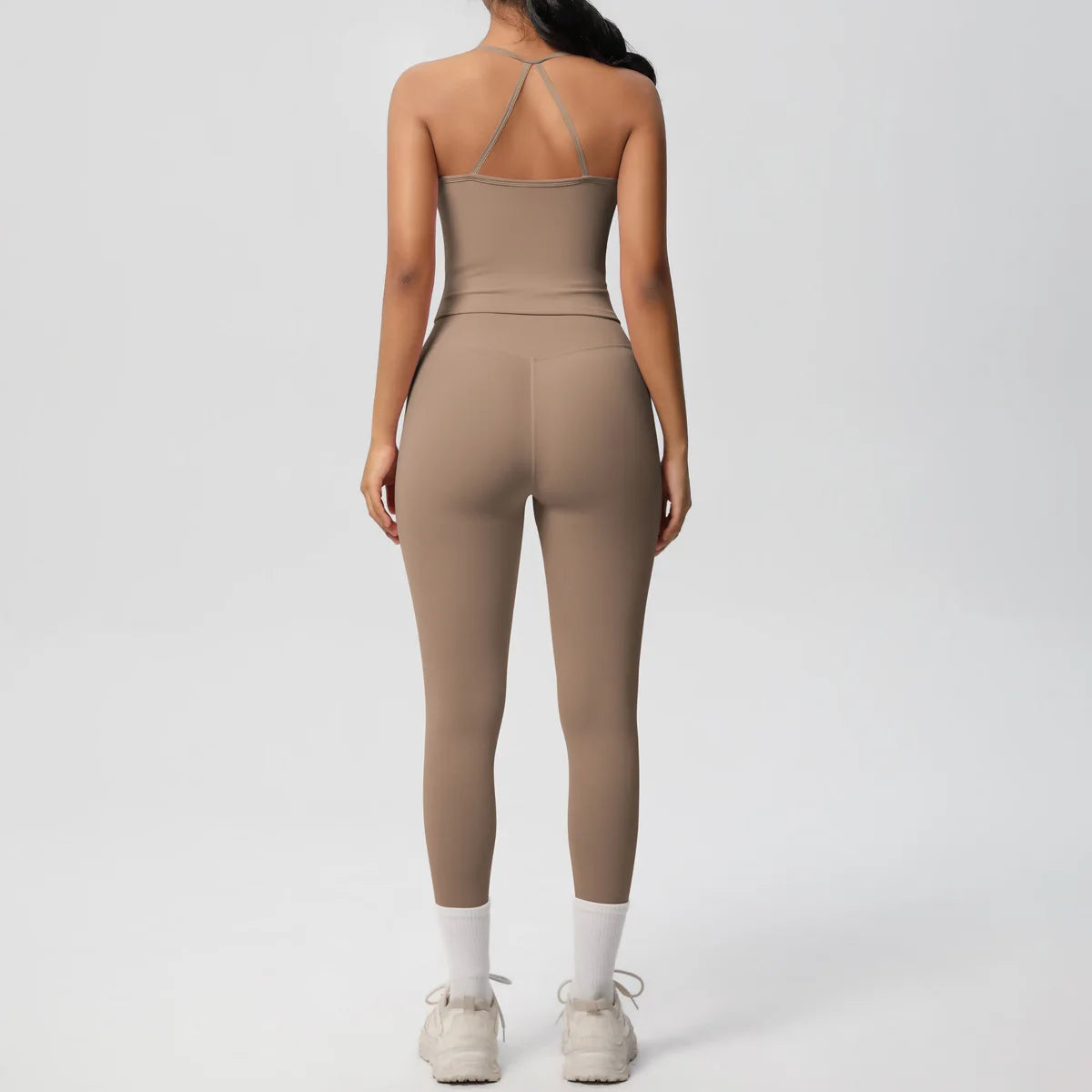 Conjunto de Ropa de Yoga para Mujer, Traje Deportivo, Ropa de Entrenamiento, Chaleco Deportivo sin Mangas, Conjunto de Gimnasio, Mono de Entrenamiento, Ropa Interior Deportiva, Ropa Deportiva