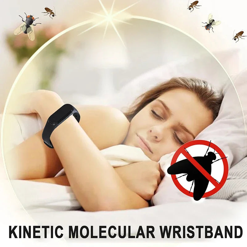 Xiaomi - Reloj repelente de mosquitos portátil unisex, pulsera física y ultrasónica, no químico, para uso doméstico y exterior.