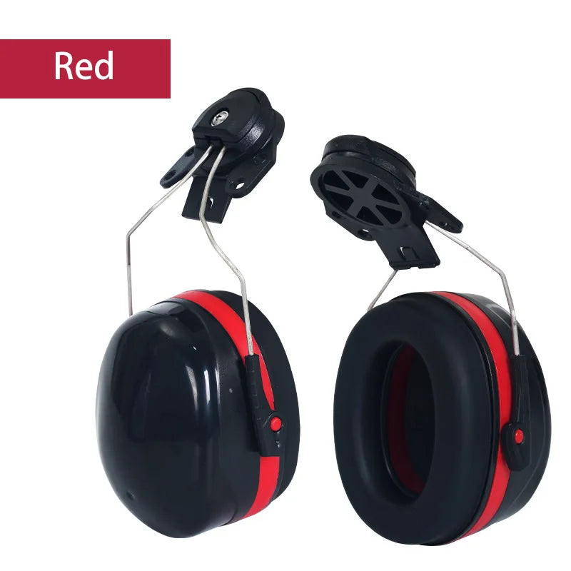Orejeras antirruido de alta calidad para casco de seguridad, protección auditiva para carpintería, aeropuertos y fábricas.