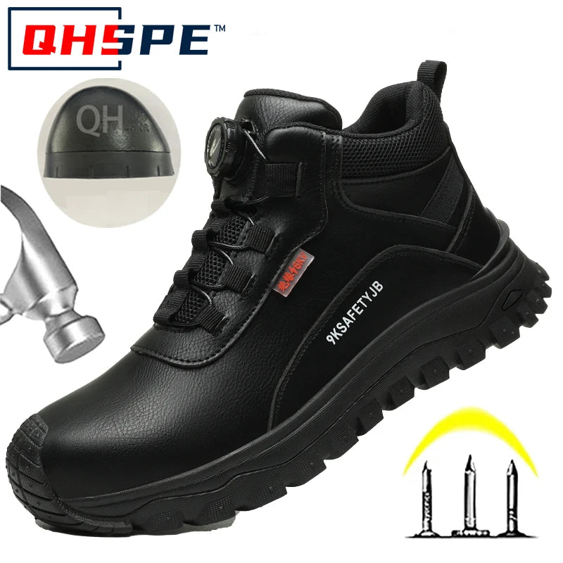 Los nuevos zapatos de seguridad aislantes de 6 kV para hombre son impermeables, antideslizantes, cómodos y transpirables.