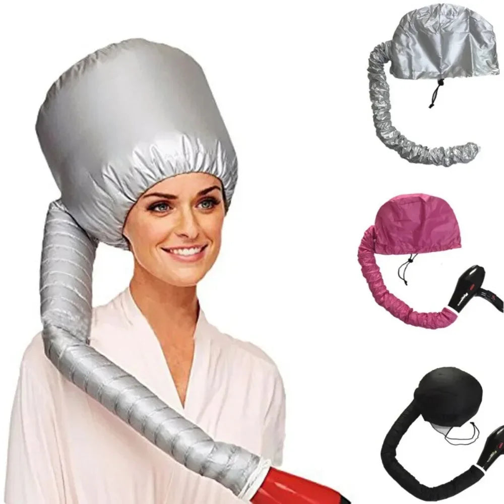Secador de pelo portátil, gorro de secado rápido, gorro calefactor, herramientas de peluquería, accesorios de peinado, cuidado del cabello rizado