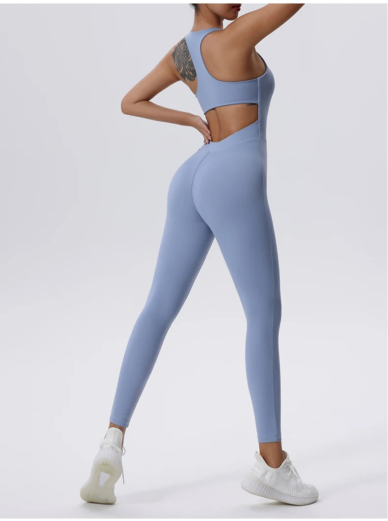 Conjunto de yoga, mono para mujer, para todas las estaciones, informal, deportivo, sin mangas, ajustado, ropa deportiva, todo en uno, mono, ropa para mujer