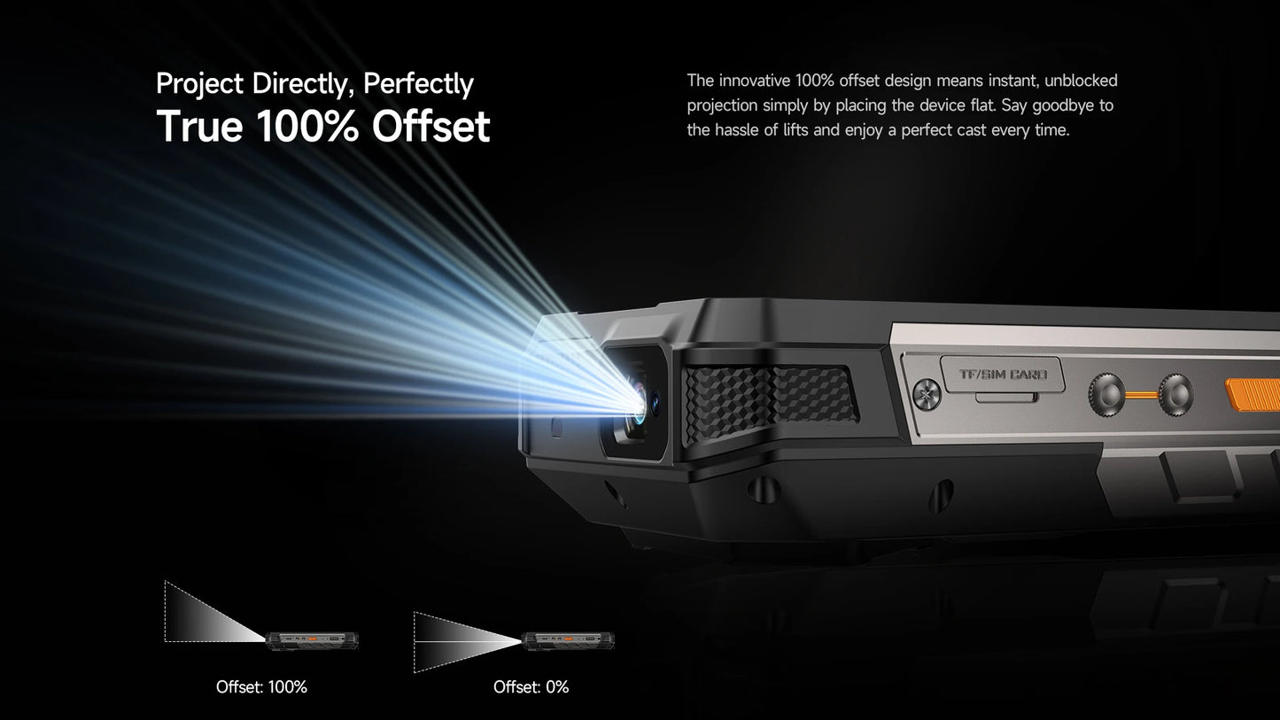 【Estreno mundial】Ulefone Armor 34 Pro 5G, teléfono resistente con IA, batería de 25500 mAh, hasta 32 GB + 512 GB, proyector integrado, pantalla de 6,95" a 120 Hz, NFC.