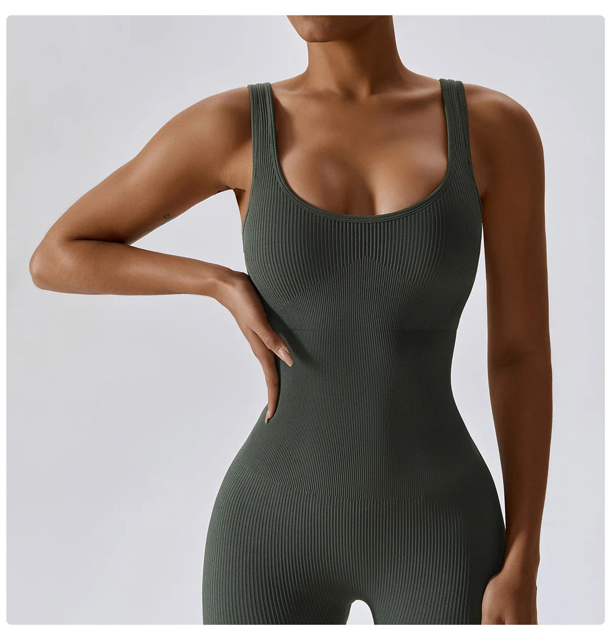 Traje de yoga de una pieza sin costuras de primavera, conjunto de entrenamiento de fitness para danza y tonificación abdominal, mono elástico, ropa deportiva de gimnasio con efecto push up