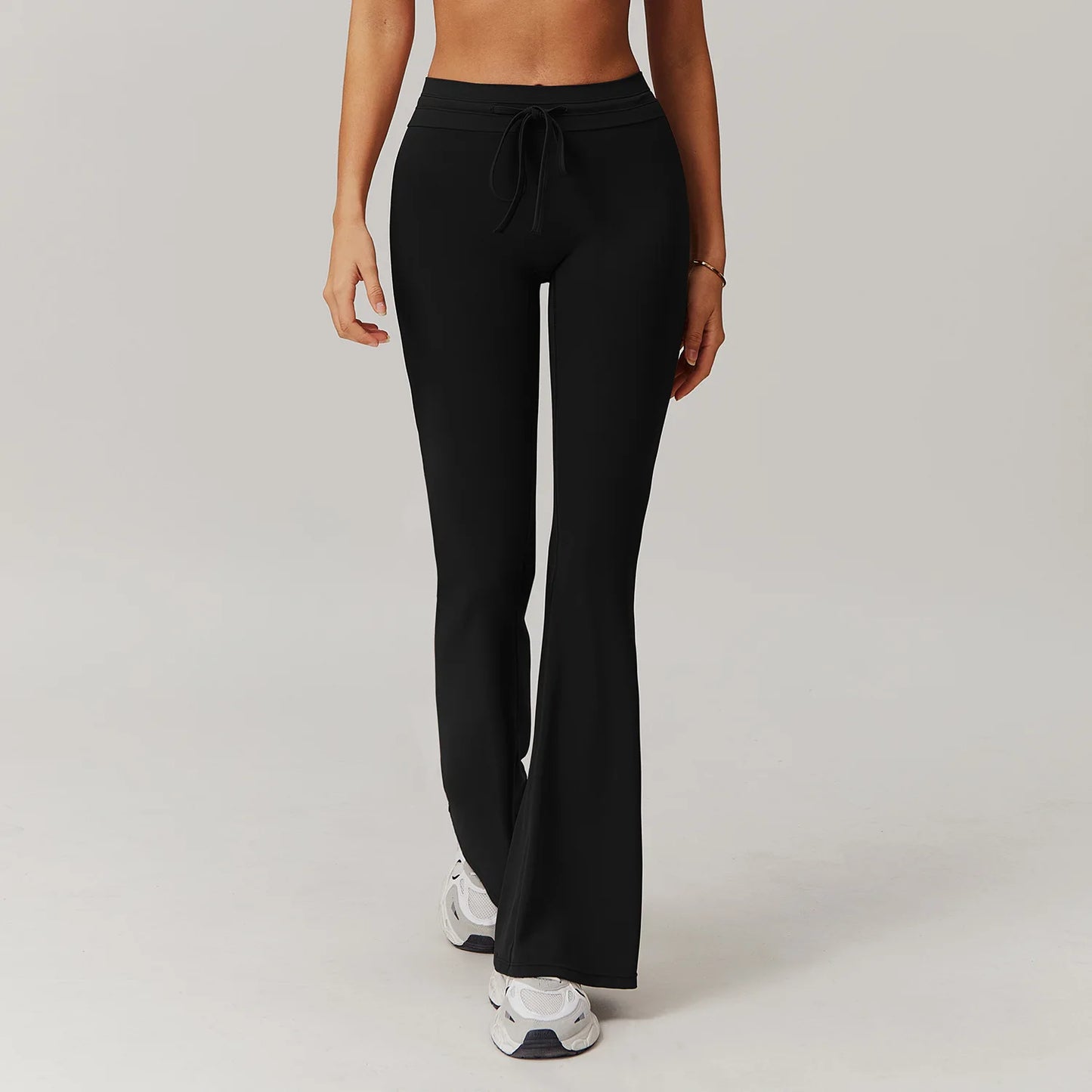 Leggings de yoga de cintura alta, estilo campana, transpirables, pantalones de yoga, para fitness, correr, realzar glúteos, entrenamiento en el gimnasio, ropa deportiva, pantalones de pierna ancha.