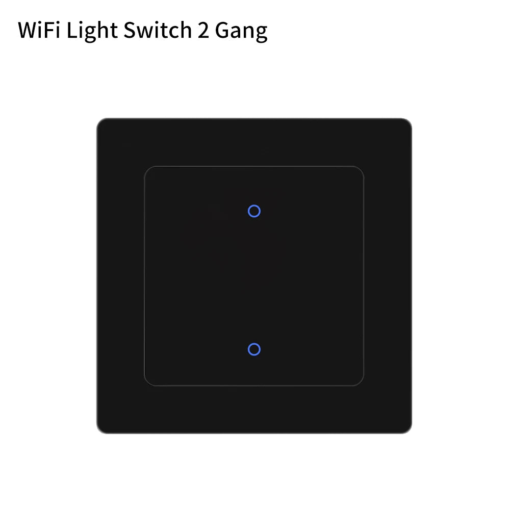 Interruptor de luz inteligente AVATTO Tuya WiFi/Interruptor de cortina con diseño táctil, persianas enrollables motorizadas, compatible con Alexa y Google Home.
