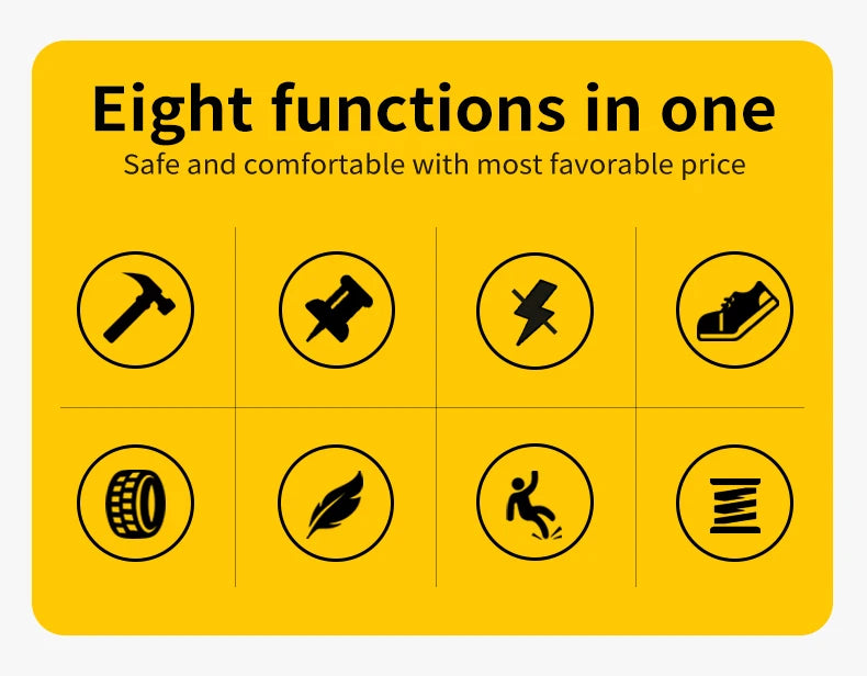 Zapatos de seguridad nuevos para hombre, zapatos de trabajo resistentes a perforaciones, zapatos de protección para hombre, botas de trabajo resistentes al desgaste, botas tácticas