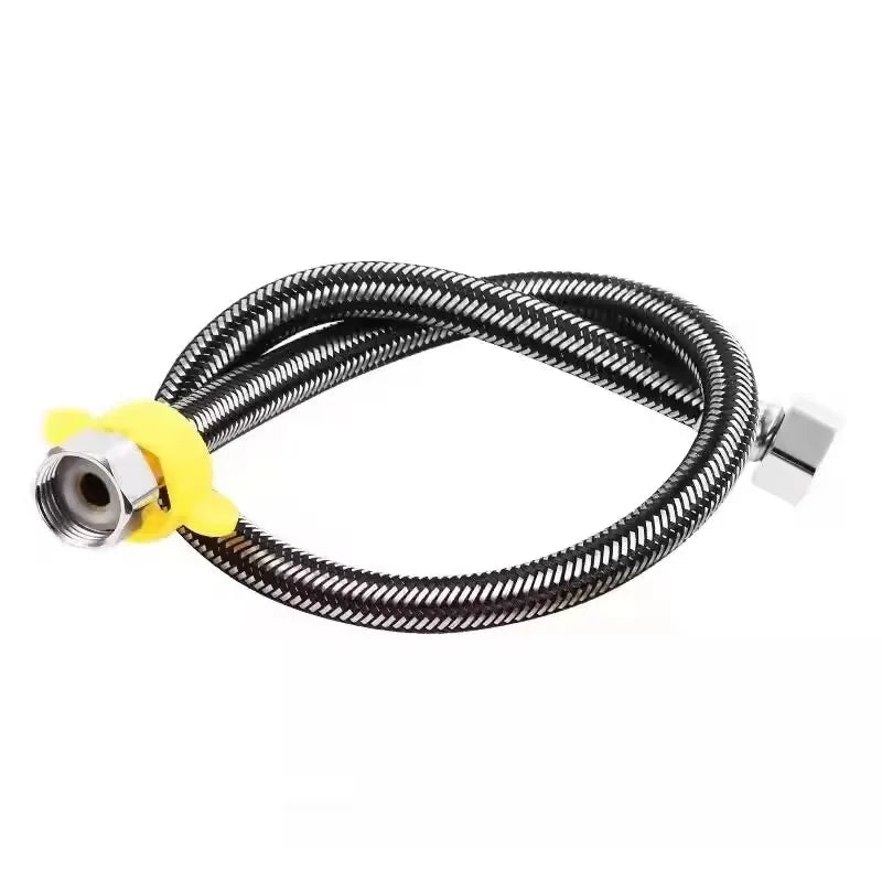 Manguera trenzada flexible a prueba de explosiones para grifo de agua de cocina y baño, de 40, 60, 80, 100, 150 y 200 cm y 1/2 pulgada.