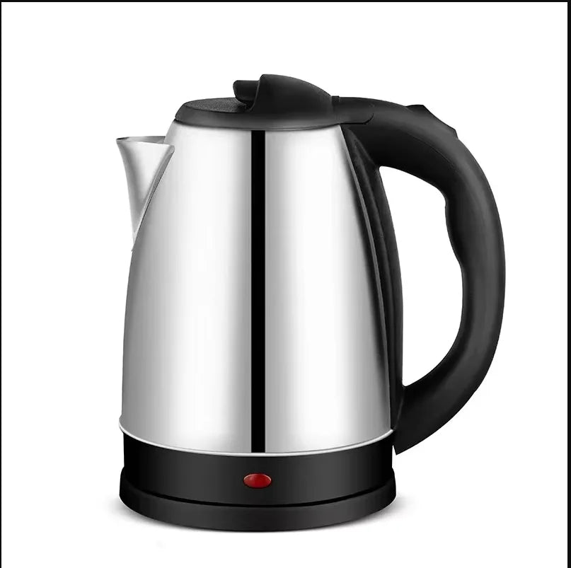 Hervidor eléctrico de acero inoxidable de 2 l, hervidor inteligente de 1500 W con silbato, samovar, tetera térmica para té y café, regalo