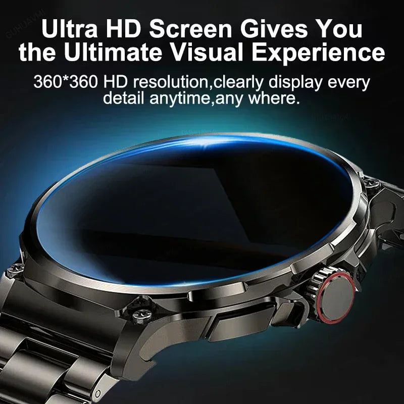 Xiaomi - Nuevo reloj inteligente Ultra HD AMOLED de 1,85 pulgadas para hombre, con GPS, Bluetooth, llamadas, batería de 710 mAh, deportivo y de fitness para Huawei