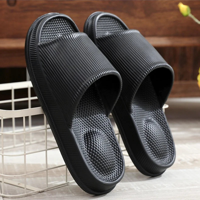 Zapatillas de playa de EVA antideslizantes para hombre y mujer, con suela gruesa, para verano, para exteriores, antideslizantes.
