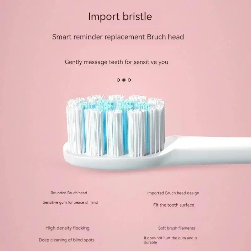 Cepillo de dientes eléctrico ultrasónico de seis velocidades, para el hogar, suave, con carga USB, impermeable, limpiador de dientes automático para adultos, juego para parejas