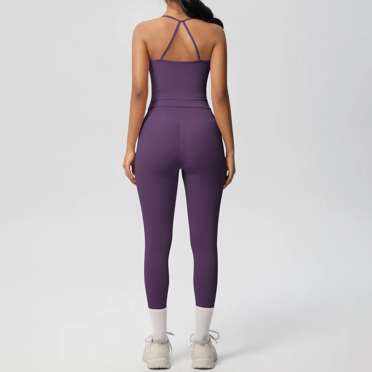 Conjunto de Ropa de Yoga para Mujer, Traje Deportivo, Ropa de Entrenamiento, Chaleco Deportivo sin Mangas, Conjunto de Gimnasio, Mono de Entrenamiento, Ropa Interior Deportiva, Ropa Deportiva